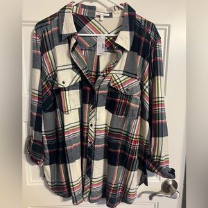 Maurice’s plaid button up shirt